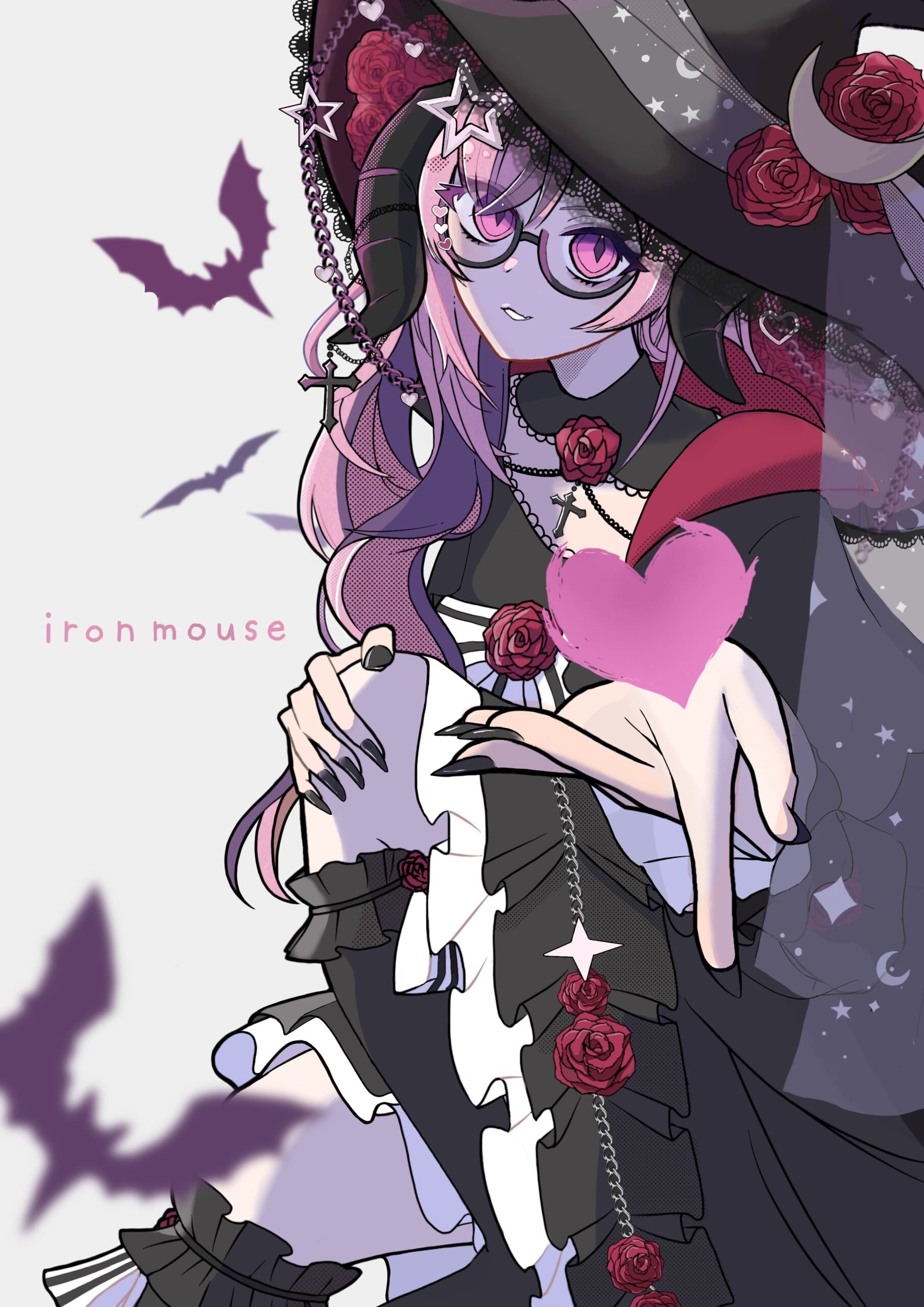 ironmouse fan art(Halloween)